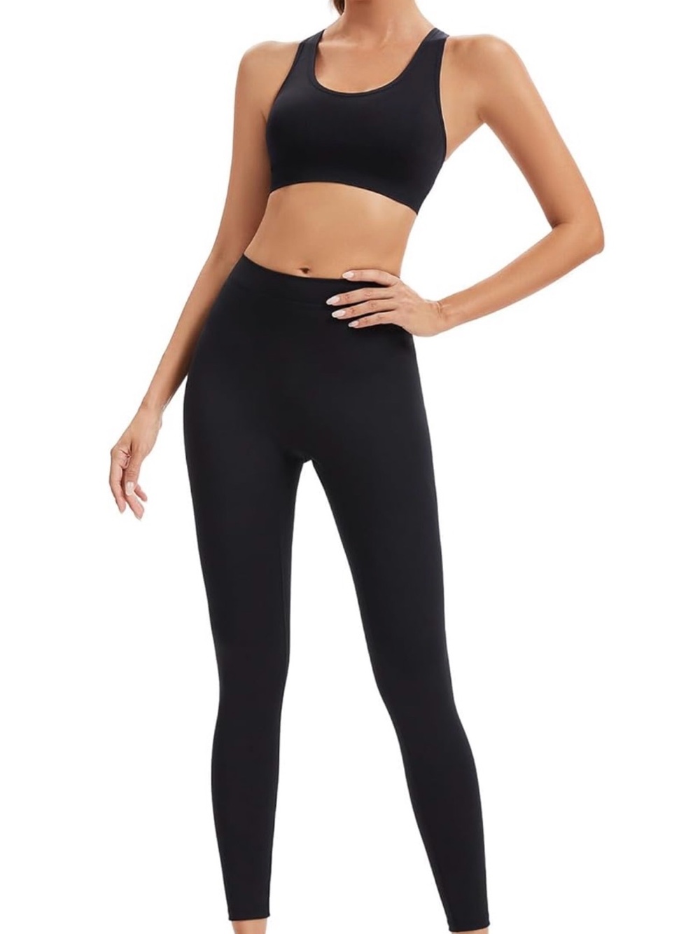 Black High-Waist Leggings